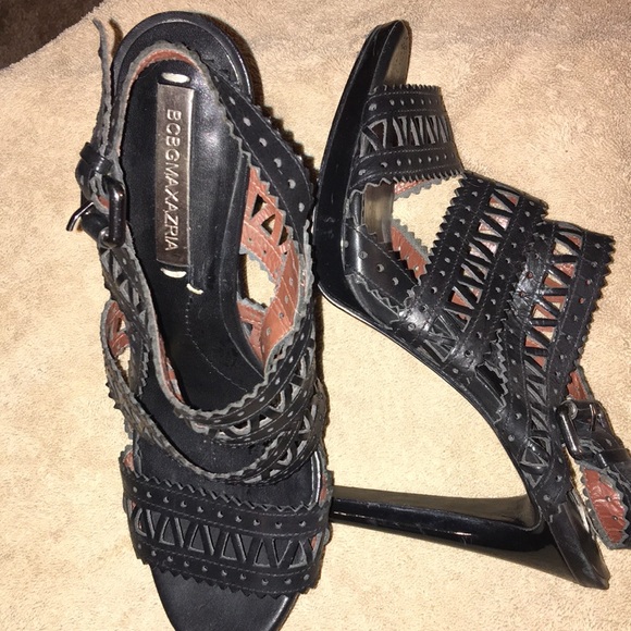 BCBGMaxAzria Shoes - BCBGMAXAZRIA heels. Beautiful black leather